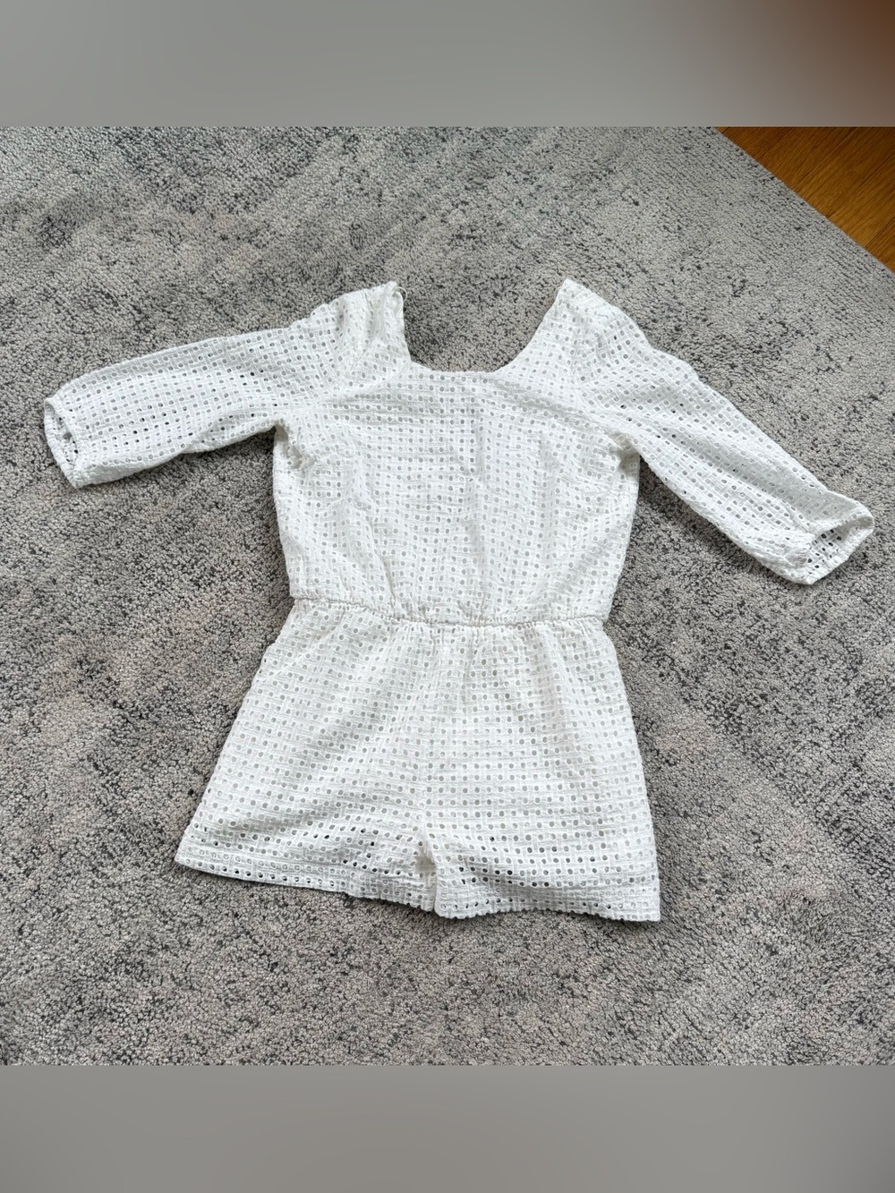 Lilka Anthropologie Eyelet Romper